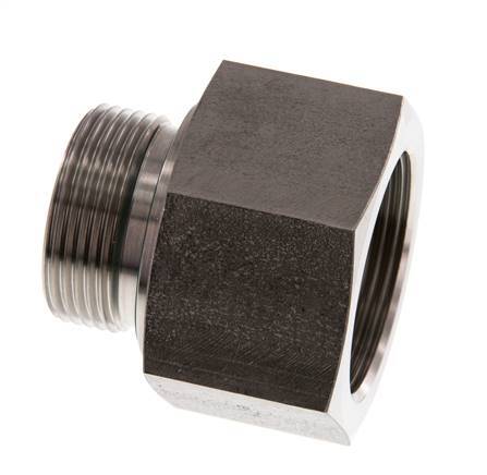 G 1 1/4'' x G 1 1/2'' M/F Adaptador reductor de acero inoxidable 315 Bar - Hidráulico