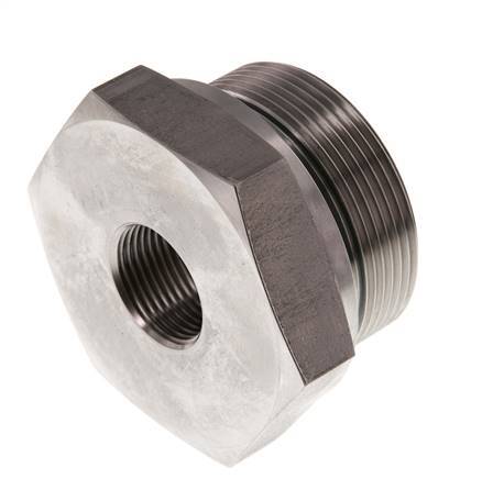 G 2'' x G 3/4'' M/F Adaptador reductor de acero inoxidable 250 Bar - Hidráulico
