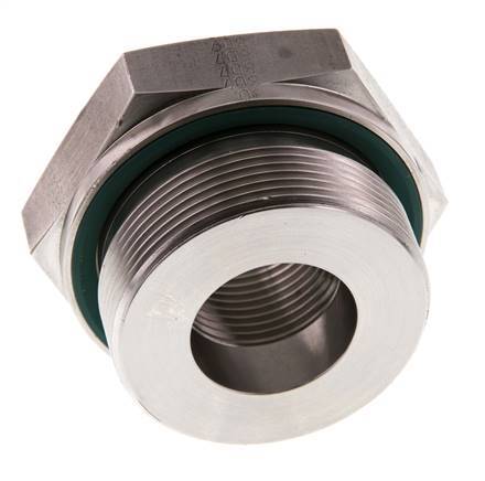 G 2'' x G 1'' M/F Adaptador reductor de acero inoxidable 250 Bar - Hidráulico
