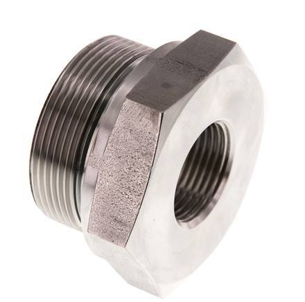 G 2'' x G 1'' M/F Adaptador reductor de acero inoxidable 250 Bar - Hidráulico
