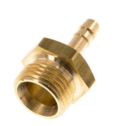 G 1/2'' Male x 6mm Brass Hose barb 16 Bar [2 Pieces]