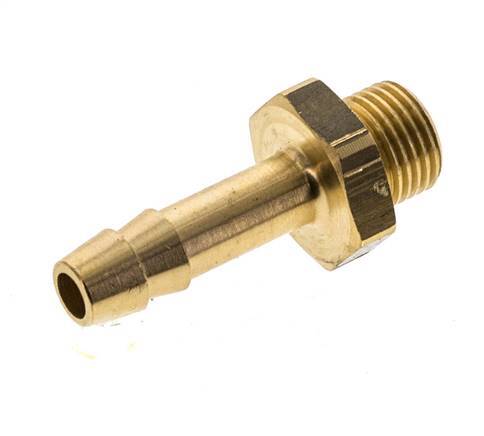 G 1/8'' Male x 6mm Brass Hose barb 16 Bar [5 Pieces]