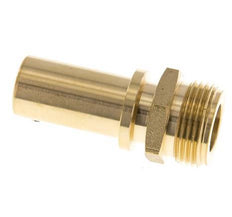 G 3/4'' Macho x 19mm Llave de manguera de latón con collarín de seguridad DIN 2817