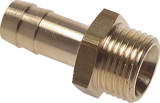 G 3/8'' Male x 4mm Brass Hose barb 16 Bar [5 Pieces]