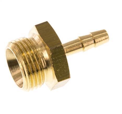 G 3/8'' Male x 4mm Brass Hose barb 16 Bar [5 Pieces]