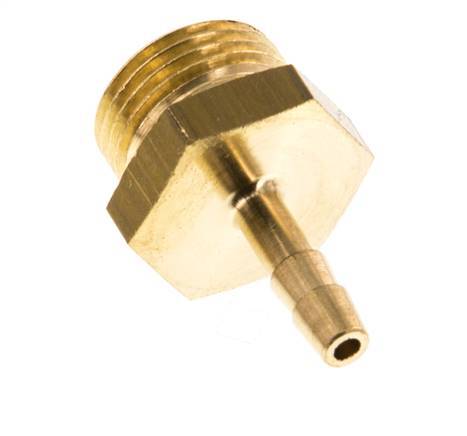 G 3/8'' Male x 4mm Brass Hose barb 16 Bar [5 Pieces]
