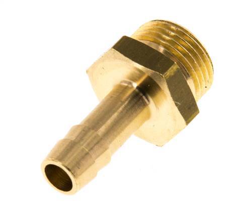 G 3/8'' Male x 8mm Brass Hose barb 16 Bar [5 Pieces]
