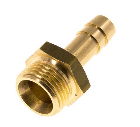G 3/8'' Male x 8mm Brass Hose barb 16 Bar [5 Pieces]