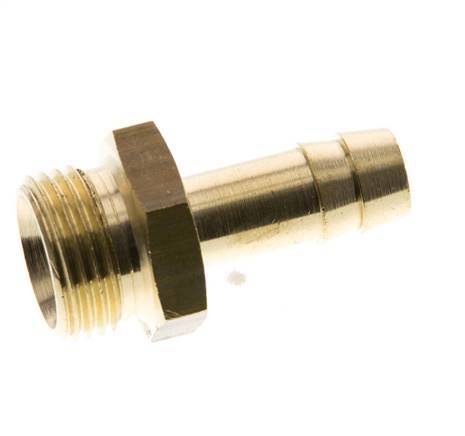 G 3/8'' Male x 9mm Brass Hose barb 16 Bar [5 Pieces]