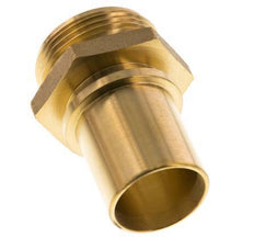 G 1 1/4'' Macho x 32mm Llave de manguera de latón con collarín de seguridad DIN 2817