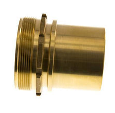 G 3'' Macho x 75mm Llave de manguera de latón con collarín de seguridad DIN 2817