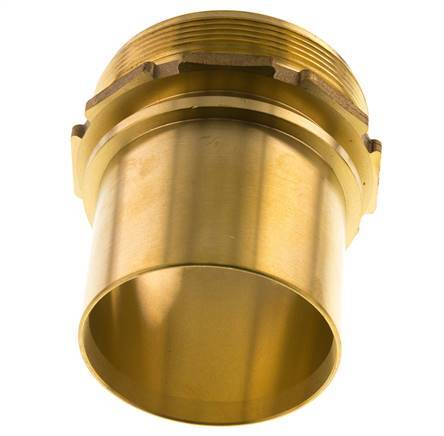 G 3'' Macho x 75mm Llave de manguera de latón con collarín de seguridad DIN 2817