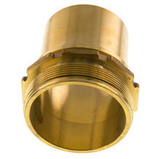 G 3'' Macho x 75mm Llave de manguera de latón con collarín de seguridad DIN 2817