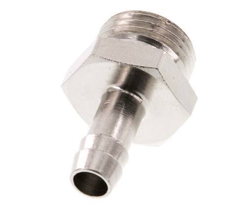 G 1/2'' Male x 9mm Nickel plated Brass Hose barb 16 Bar [2 Pieces]