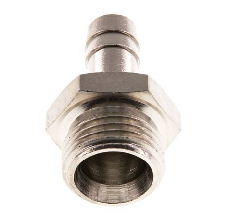 G 1/2'' Male x 10mm Nickel plated Brass Hose barb 16 Bar [2 Pieces]