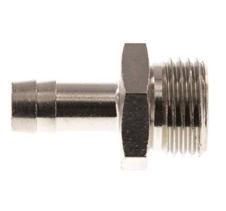 G 1/2'' Male x 10mm Nickel plated Brass Hose barb 16 Bar [2 Pieces]