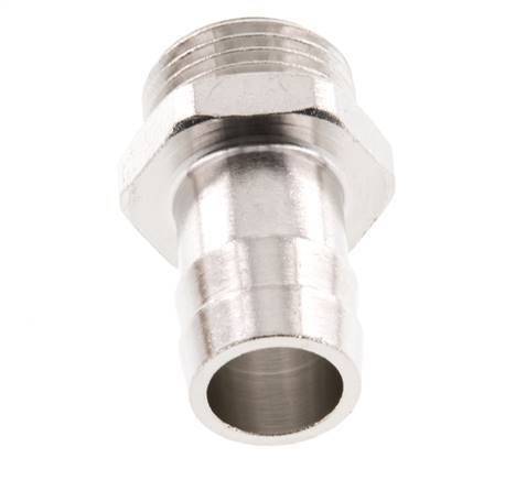 G 1/2'' Male x 16mm Nickel plated Brass Hose barb 16 Bar [2 Pieces]