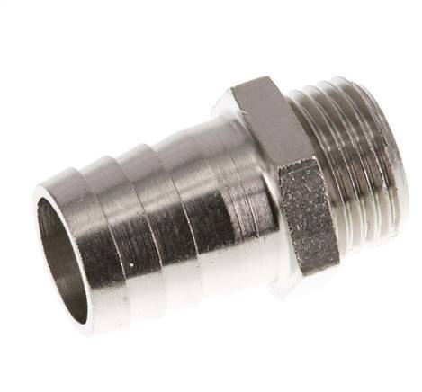 G 1/2'' Macho x 19mm Latón niquelado Llave de manguera 16 Bar