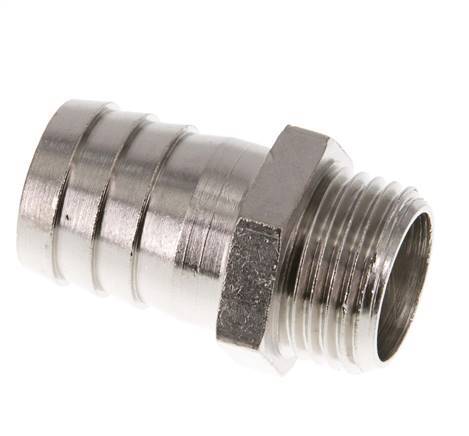G 1/2'' Macho x 19mm Latón niquelado Llave de manguera 16 Bar