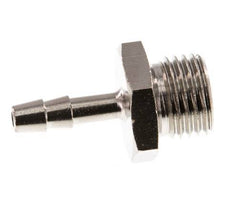 G 1/4'' Male x 4mm Nickel plated Brass Hose barb 16 Bar [5 Pieces]