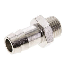 G 1/4'' Male x 12mm Nickel plated Brass Hose barb 16 Bar [2 Pieces]