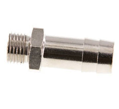 G 1/4'' Male x 13mm Nickel plated Brass Hose barb 16 Bar [2 Pieces]