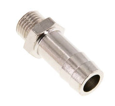 G 1/4'' Male x 13mm Nickel plated Brass Hose barb 16 Bar [2 Pieces]
