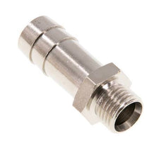 G 1/4'' Male x 13mm Nickel plated Brass Hose barb 16 Bar [2 Pieces]