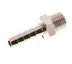 R 1/8'' Male x 6mm Nickel plated Brass Hose barb 16 Bar [10 Pieces]