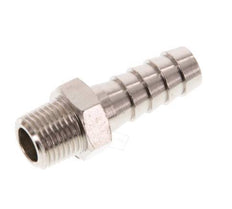 R 1/8'' Male x 8mm Nickel plated Brass Hose barb 16 Bar [10 Pieces]