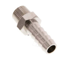 R 1/8'' Male x 8mm Nickel plated Brass Hose barb 16 Bar [10 Pieces]