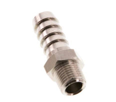 R 1/8'' Male x 9mm Nickel plated Brass Hose barb 16 Bar [10 Pieces]