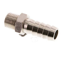 R 1/8'' Male x 9mm Nickel plated Brass Hose barb 16 Bar [10 Pieces]