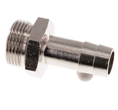 G 3/4'' Macho x 16mm Latón niquelado Llave de manguera 16 Bar