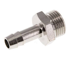 G 3/8'' Male x 8mm Nickel plated Brass Hose barb 16 Bar [5 Pieces]