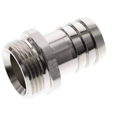 G 1'' Macho x 25mm Latón niquelado Llave de manguera 16 Bar