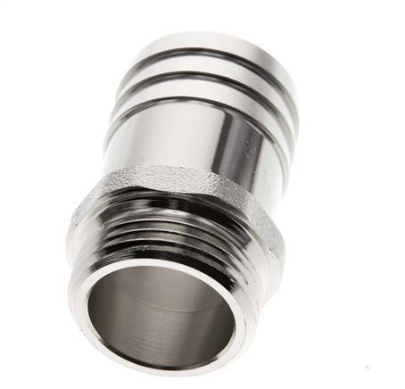 G 1'' Macho x 32mm Llave de manguera de latón niquelado 16 Bar