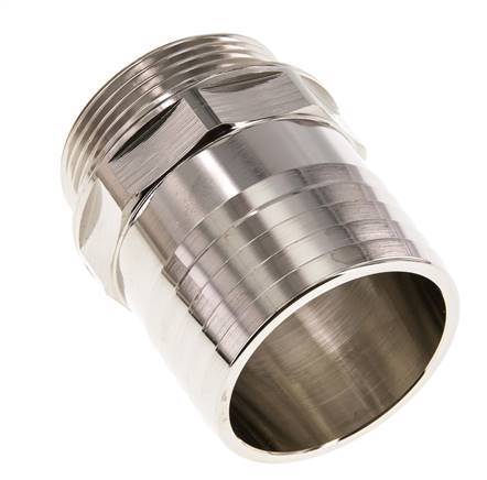 G 1 1/2'' Macho x 50mm Latón niquelado Llave de manguera 16 Bar