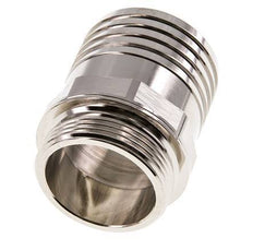 G 1 1/2'' Macho x 50mm Latón niquelado Llave de manguera 16 Bar