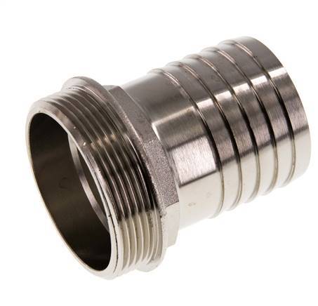 G 2'' Macho x 50mm Latón niquelado Llave de manguera 16 Bar