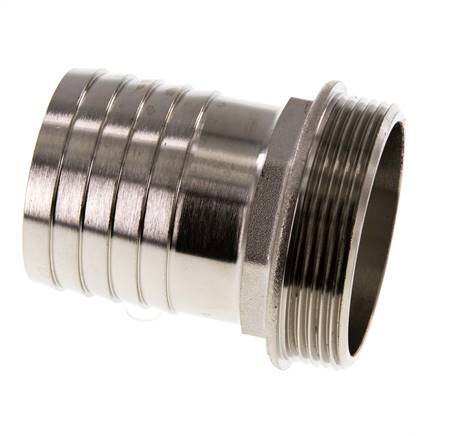 G 2'' Macho x 50mm Latón niquelado Llave de manguera 16 Bar