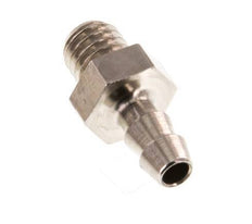 M5 Male x 3mm Nickel plated Brass Hose barb 16 Bar [5 Pieces]