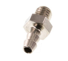 M5 Male x 3mm Nickel plated Brass Hose barb 16 Bar [5 Pieces]