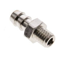 M5 Male x 4mm Nickel plated Brass Hose barb 16 Bar [5 Pieces]