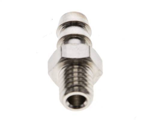M5 Male x 4mm Nickel plated Brass Hose barb 16 Bar [5 Pieces]