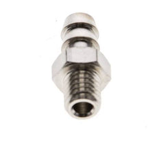 M5 Male x 4mm Nickel plated Brass Hose barb 16 Bar [5 Pieces]