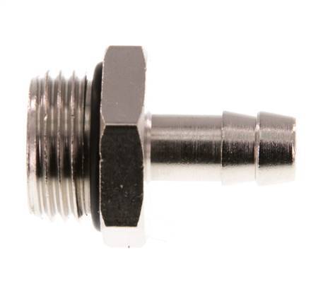 G 1/2'' Macho x 9mm Latón Niquelado Llave de manguera con junta NBR 30 Bar [2 Piezas]