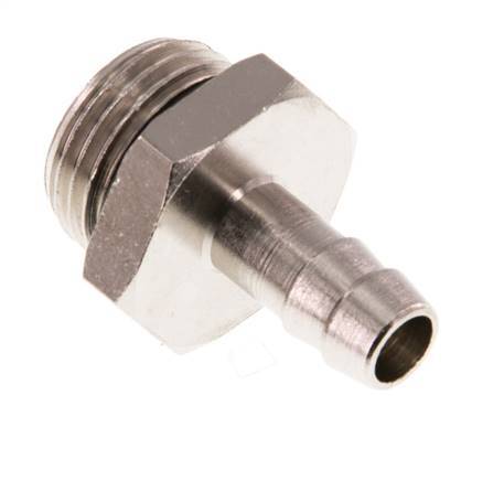 G 1/2'' Macho x 9mm Latón Niquelado Llave de manguera con junta NBR 30 Bar [2 Piezas]