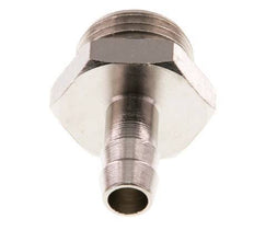 G 1/2'' Macho x 9mm Latón Niquelado Llave de manguera con junta NBR 30 Bar [2 Piezas]