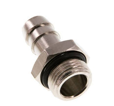 G 3/8'' Male x 12mm Nickel plated Brass Hose barb with NBR Seal 30 Bar [2 Pieces]